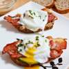 Poached Egg on Toast with Chipotle Mayonnaise, Bac…