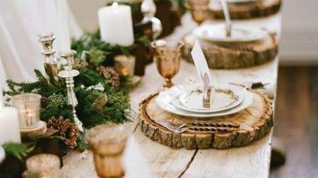 17 идеи за декорация на масата за Коледа