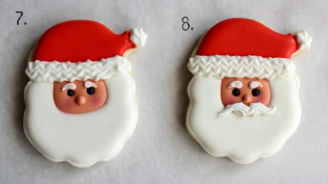 Santa Face Cookies Recipe and Tutorial | In Katrina's Kitchen
