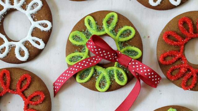 Gingerbread Cookie Rings -