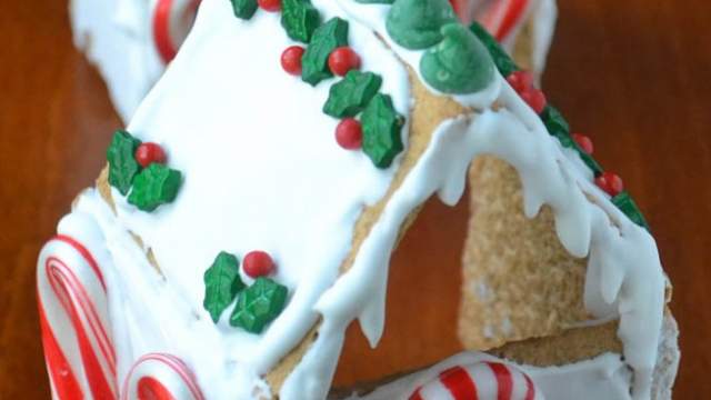 Graham Cracker Gingerbread House Votives - The View from Great Island