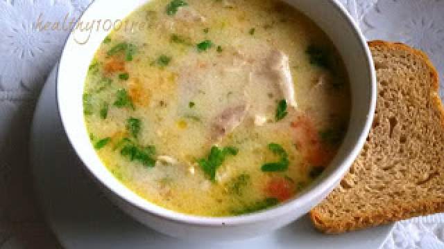 Кулинарни рецепти за здравословно хранене: Пилешка супа с варена застройка\ chicken soup with milk and eggs