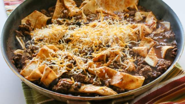 Easy Beef Burrito Skillet - The Girl Who Ate Everything