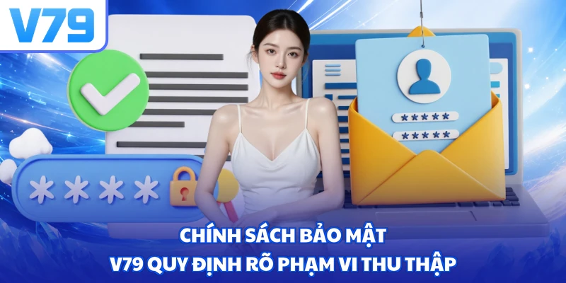Chính sách bảo mật V79 quy định rõ phạm vi thu thập